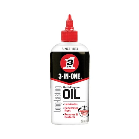 Wd-40 3-IN-ONE Multi-Purpose Oil 4 oz 100703